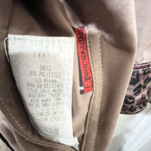 Sackables Women's Reversible Full Length Coat, Leopard Print Brown Vintage XL - Picture 6 of 9